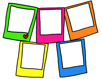 Polaroid Borders in Color Freebie 2