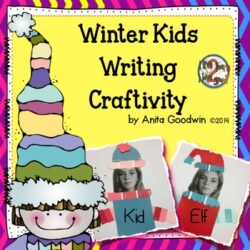 Winter Kids and Elves Writing Craftivity