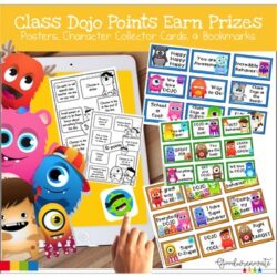 Class Dojo Prize Points, Posters, and Booklet Freebie