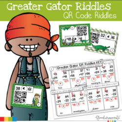 Math Greater Than and Less Than | QR Code Riddles