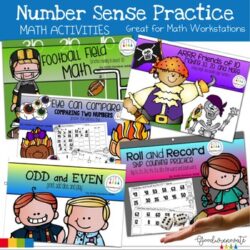 Math Number Sense Practice Activities Bundle