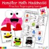Monster Math Madness Regrouping Game 1