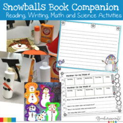 Snowballs Book Companion with Reading and Writing | Math and Science Activities