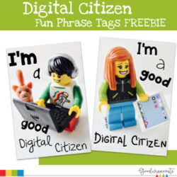 Digital Citizen Fun Phrase Tags Freebie