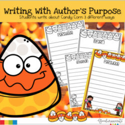 Author's Purpose Writing about Candy Corn