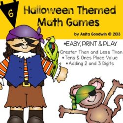 Math Games Halloween Themed