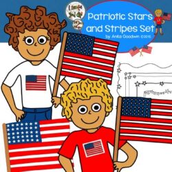 Borders Patriotic Stars and Stripes