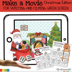 Green Screen Make a Movie Christmas Themed for Green Screen Projects