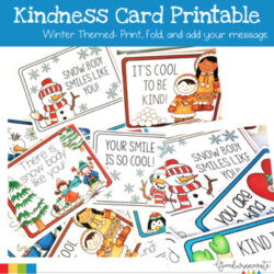 Kindness Cards Winter Themed