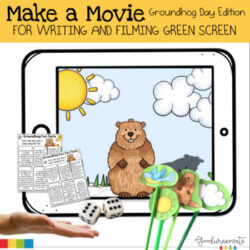 Green Screen Make a Movie | Groundhog Day Themed for Green Screen Projects