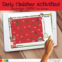 Digital Early Finisher Language Arts Activities 1