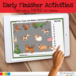 Digital Early Finisher Language Arts Activities 3