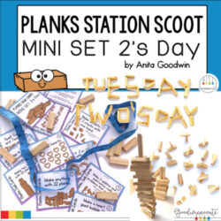 Planks Station Scoot- Mini Set Two's Day