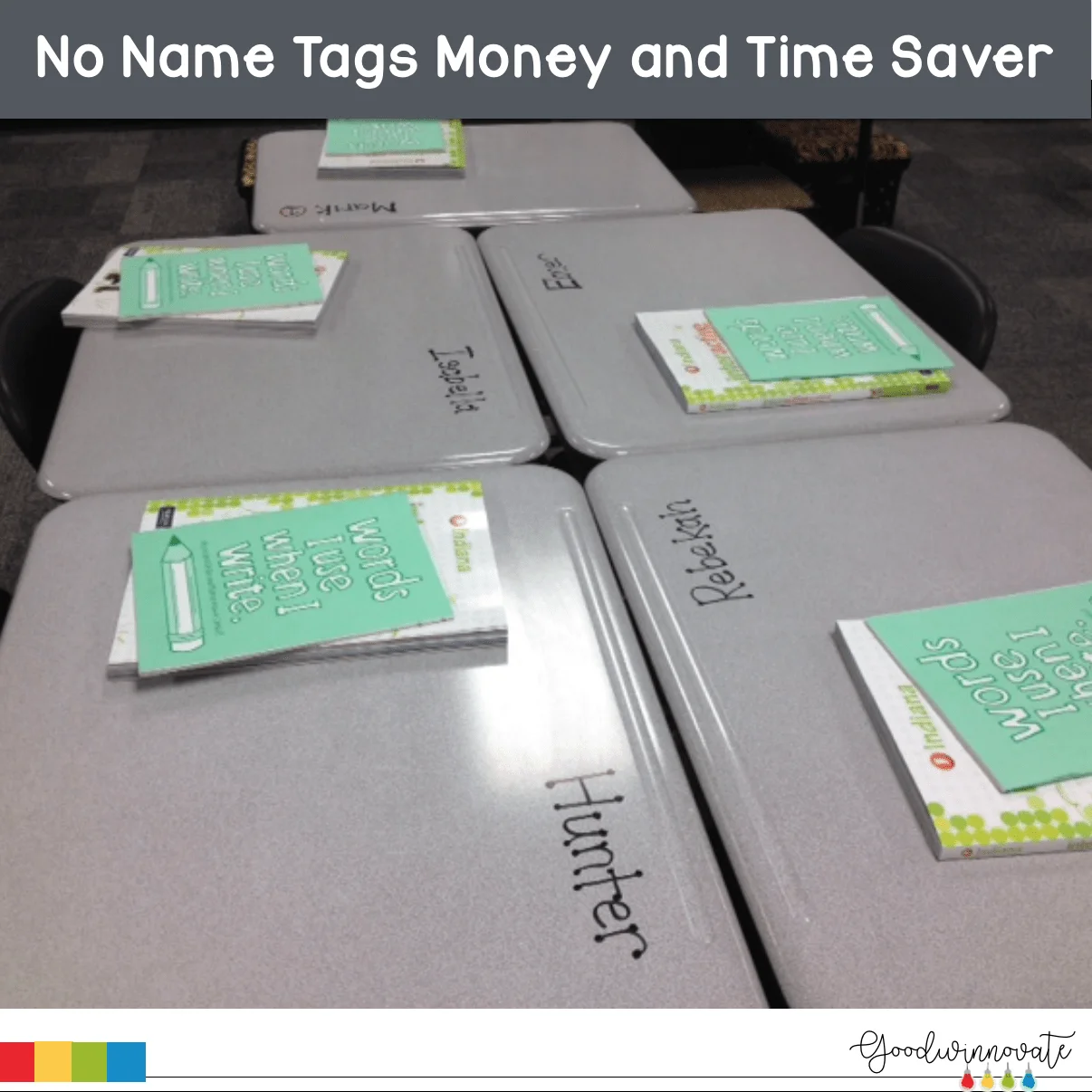No Name Tags on Desks 2 No Name Tags on Desks 2